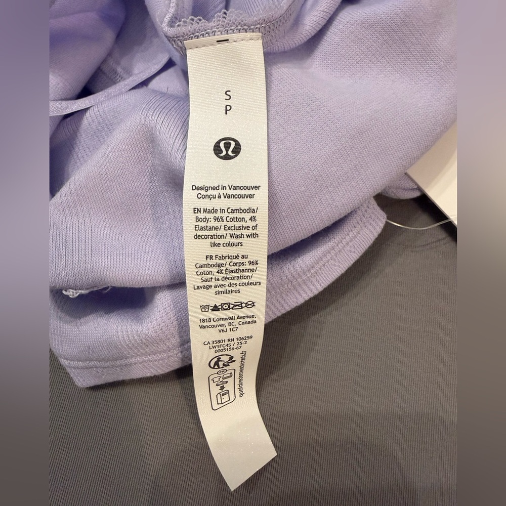 Lululemon Cotton Pointelle Cropped Cami Tank - Picture 11 of 16